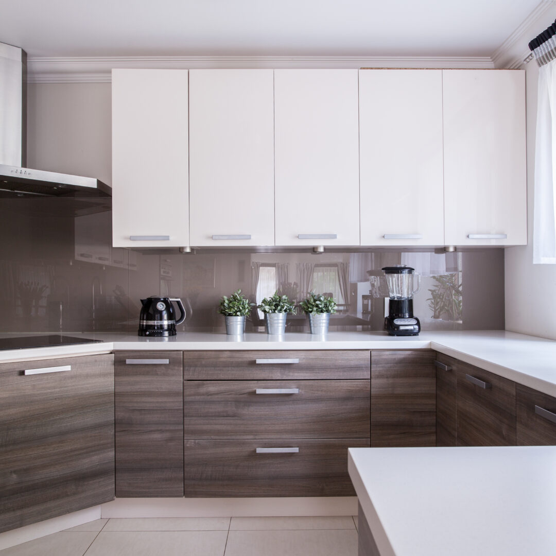 Finished cupboards